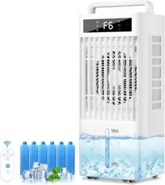 冷風機 10L水タンク+6個専用保冷パック - メルカリ