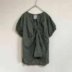フレームワーク［M］美品◎大人ナチュラル◎コットン100◎フロントクロスブラウスのサムネイル
