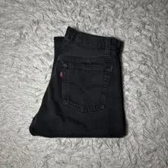 90s USA製 Levi's 501 ブラックデニムパンツ 522のサムネイル