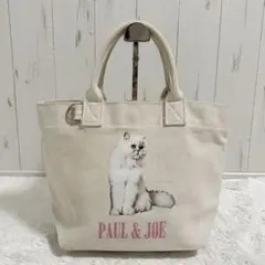 PAUL＆JOE ACCESSORIES ミニトートバッグ キャンバス ねこのサムネイル