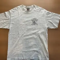 old Stussy スカル Tシャツ XL グレー メキシコ製 00s