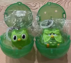 duolingoめじるしアクセサリー （デュオ・シワシワデュオ）2種