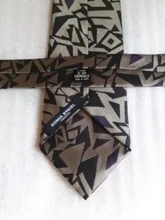 試着程度　SONIA RYKIEL　織り柄＆プリント柄　シルクネクタイ