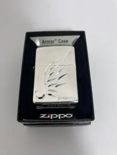 ZIPPO アーマー V-WING SV 鏡面 シルバー 箱付き - メルカリ