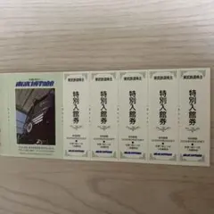 東武博物館　特別入館券　2026年6月30日まで有効