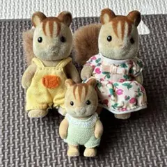 【まとめ売り！】シルバニアファミリー くるみリス 男の子 女の子 赤ちゃん