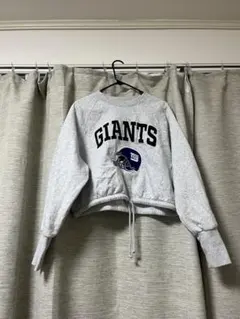 GIANTS クロップドスウェット グレー
