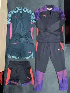 PUMA トレーニングウェアセット 2着　160