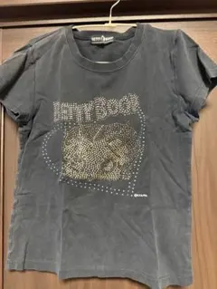 BETTY BOOP ストーン装飾 Tシャツ ブラックのサムネイル