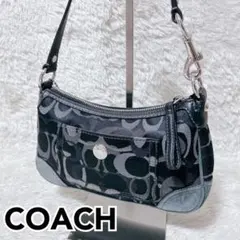 未使用級 COACH 2way 黒 ブラック soho ソーホー y2k ギャル - メルカリ