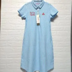 ルコックゴルフ　ストライプワンピース　UV　吸汗速乾　未使用品