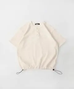 ドローコードヘンリーネックサーマルTシャツ kutir