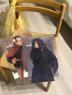NARUTO 柱間 マダラ A3 クリアポスター