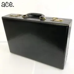 【ace.】ビジネスバッグ　アタッシュケース　本革　ダイヤル　香港製