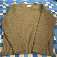 MHL. リブ編みカーキニットセーター L