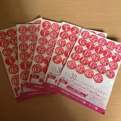 ヤマザキ　春のパン祭り2026 点数シール　5枚分