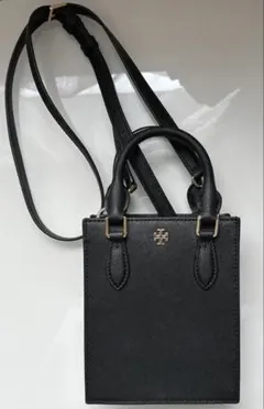 ToryBurch ブレイク ミニ ショッパー ハンドバッグ 2way ブラック