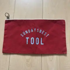 SUNDAYSBEST ツールポーチ レッド