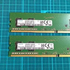 Samsung 8GB PC4-2666Vメモリー 4GBx2枚 静電防止袋入り
