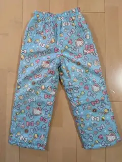 水色 キャラクター柄 ハーフパンツ