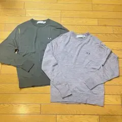 ユニクロ x アニヤハインドマーチ メリノクルーネックセーター S 長袖 2点