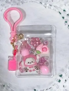 キャンディーバッグキーホルダー ピンク系