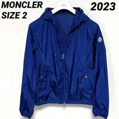 2023　モンクレール　グランパー　GRIMPEURS　ナイロンパーカー　ブルー