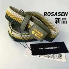 【新品】ロサーセンRosasen ゴルフ メッシュベルト 編み込み 穴なしベルトのサムネイル