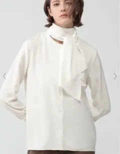 セオリーリュクス Luxe Cotton Emly Shirt ライトブルー - メルカリ