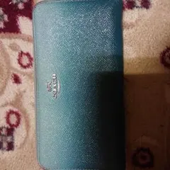 COACH 青色 長財布