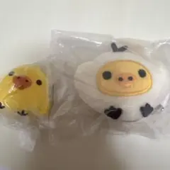 りらっくま かぷぐるみ だららっこ リラックマパンマスコット キイロイトリ 貝