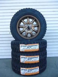 送料込み☆Bany+ブリヂストン 145/80R12LT☆4本セット ハイゼット