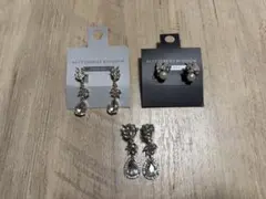 イヤリング3点セット クリスタル パール