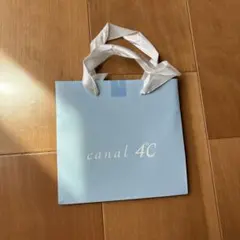 canal 4℃ 水色 ショップ袋　ショッパー