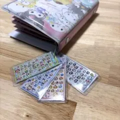 ミニチュアボンボンドロップシールキーホルダー セット　たまごっち