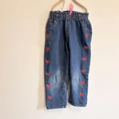 キッズ　ハートデニム　100サイズ　♡のサムネイル