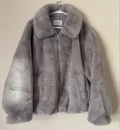 グレー ボアジャケット Mサイズ　美品