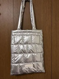COCO DEAL シルバー キルティング トートバッグ