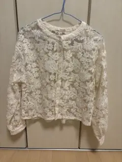 Mサイズ レースブラウス クリーム