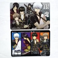 銀魂　カードガム　シール　ステッカー　2枚セット