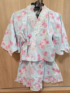 浴衣ワンピース　セパレート　花柄　120cm