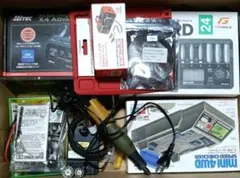 ミニ四駆 スピードチェッカー 充電器 ミニルーター など まとめ売りのサムネイル