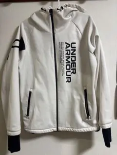 UNDER ARMOUR フルジップパーカー ホワイト