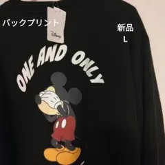 ミッキーマウス スウェット ブラックL 新品