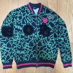 パーリーゲイツ 裏起毛 スウェット ジップジャケット ネイビー系 サイズ：1