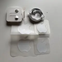 Apple イヤホン & Lightningケーブル & ステッカーセット