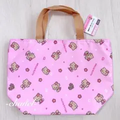 新品☆ハローキティ 日焼けキティ 保冷トートバッグ ピンク/L