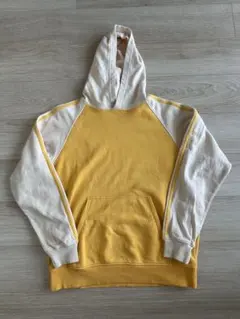 90s UNIQLO ツートーンプルオーバーパーカー　MサイズOLDUNIQLOのサムネイル