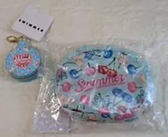 福くじSWIMMER C賞 リボンポーチ ②Cherryジュエリーボックスのサムネイル