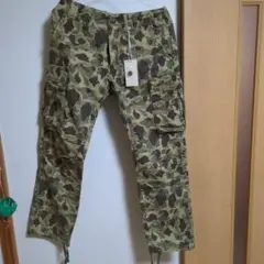 mnml 迷彩6ポケットパンツ　カモフラ　32インチ